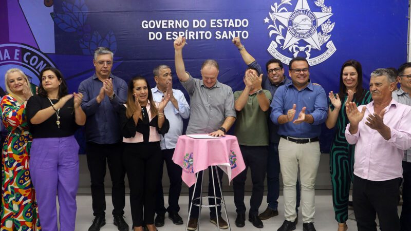 Governador Casagrande inaugura obras e revela planos de novos investimentos em Itaguaçu