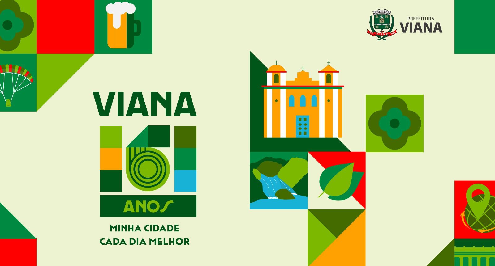 Viana lança logo especial em comemoração aos seus 161 anos