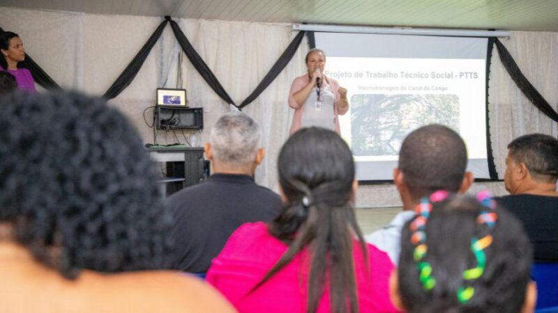 Moradores expressam satisfação após a 1ª reunião sobre Obras no Canal do Congo