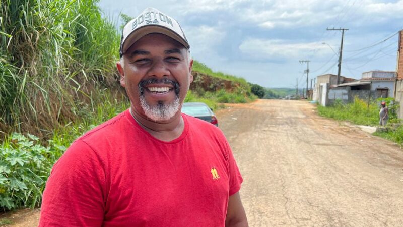 Comunidade de Retiro Saudoso em Cariacica estão animados com pavimentação de ruas e construção de Unidade de Saúde no bairro