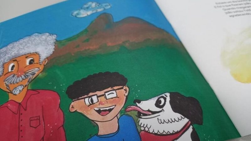 Comemoração do Dia Nacional do Livro Infantil com roda de leitura no CMEI Espaço Feliz