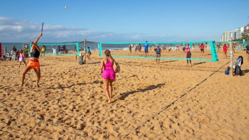 Circuito feminino de beach tennis atrai 100 atletas à Praia de Itaparica