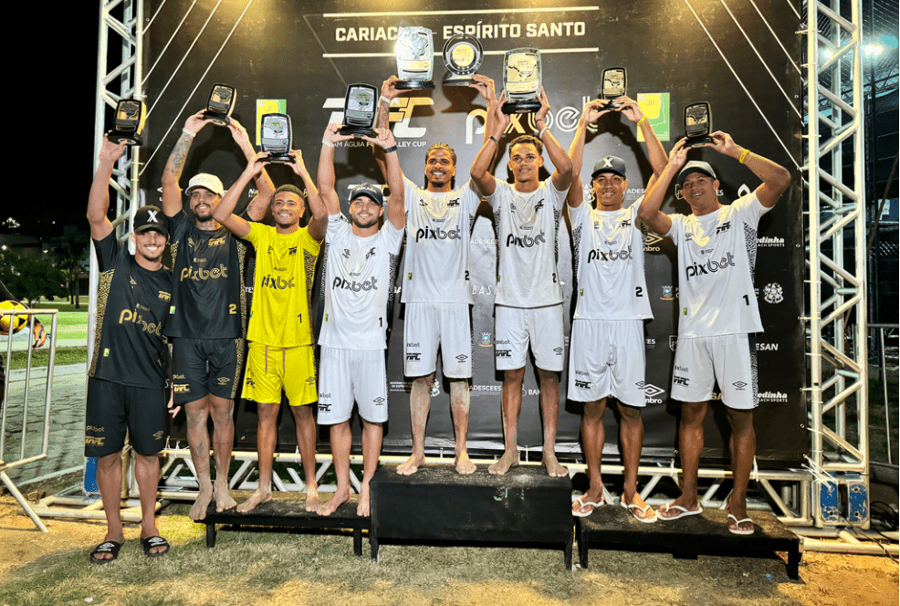 Renan e Neguinho conquistam o 1º lugar no Team Águia Footvolley Cup após desistência de adversários