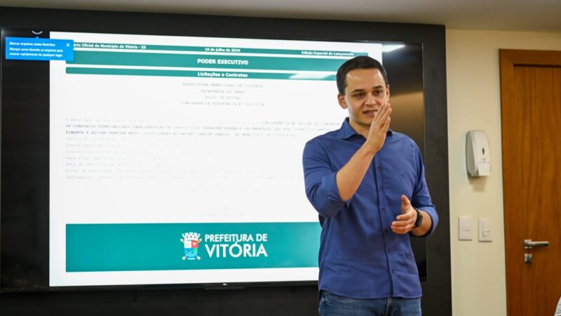 Prefeito Pazolini abre edital para obras de drenagem e pavimentação em Jardim Camburi