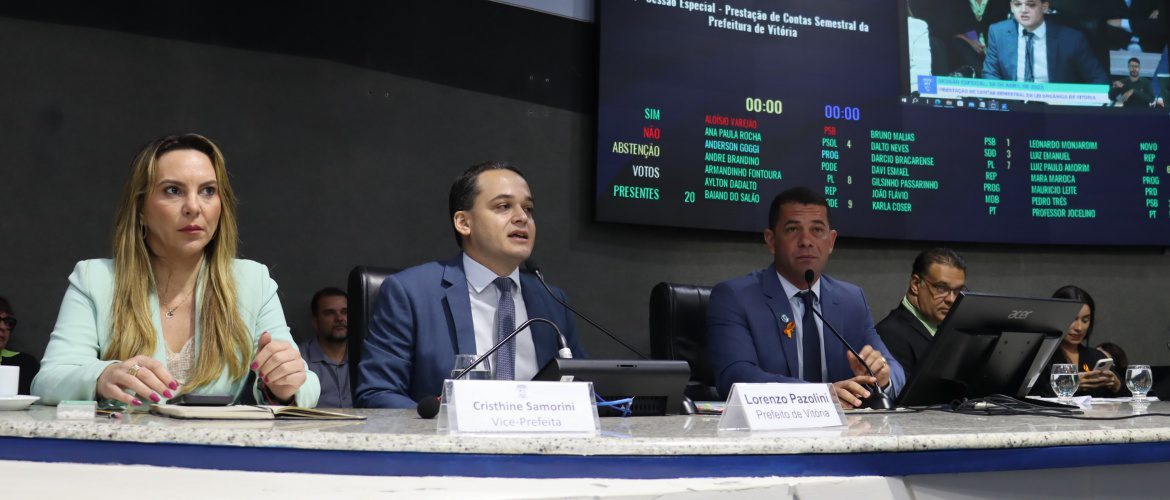 📊 Pazolini apresenta balanço de gestão e anuncia R$ 2,2 bilhões em investimentos para Vitória