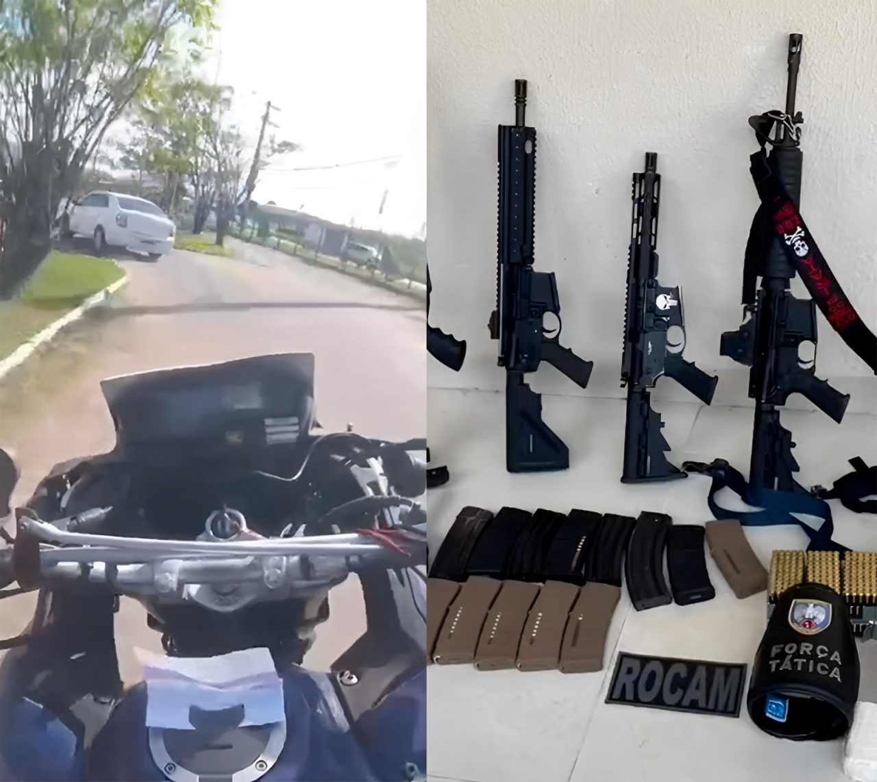 Ação conjunta apreende fuzis, munição, drogas e dinheiro em Vila Velha