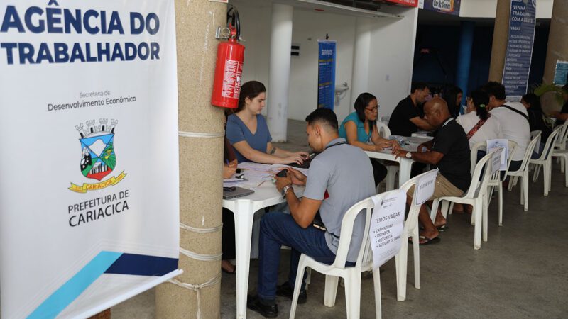 Cariacica abre 1.378 vagas de emprego, sendo 545 para Pessoas com Deficiência