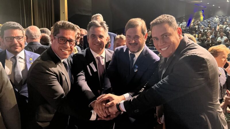 Deputado Marcelo Santos participa da convenção nacional do União Progressista