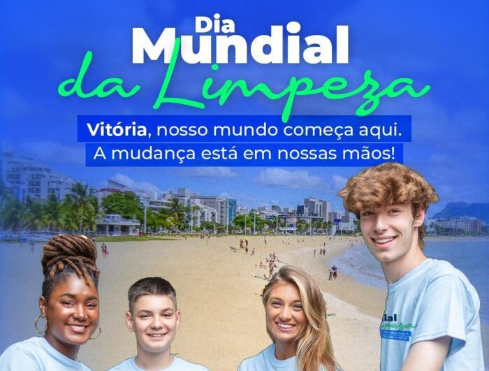 Vitória mobiliza estudantes e comunidade em grande ação de limpeza e conscientização ambiental