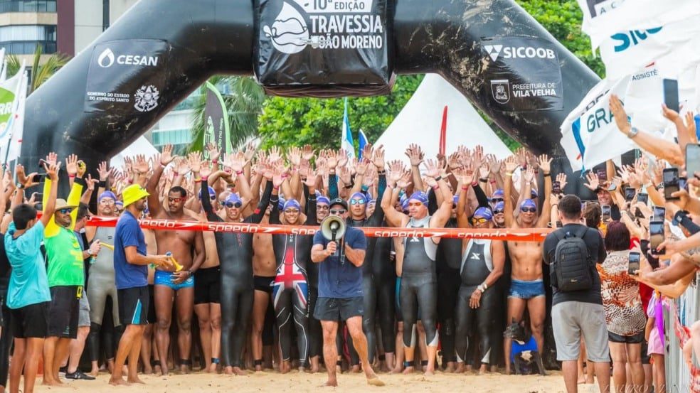 ​Travessia João Moreno vai reunir 2,6 mil atletas neste fim de semana em Vila Velha