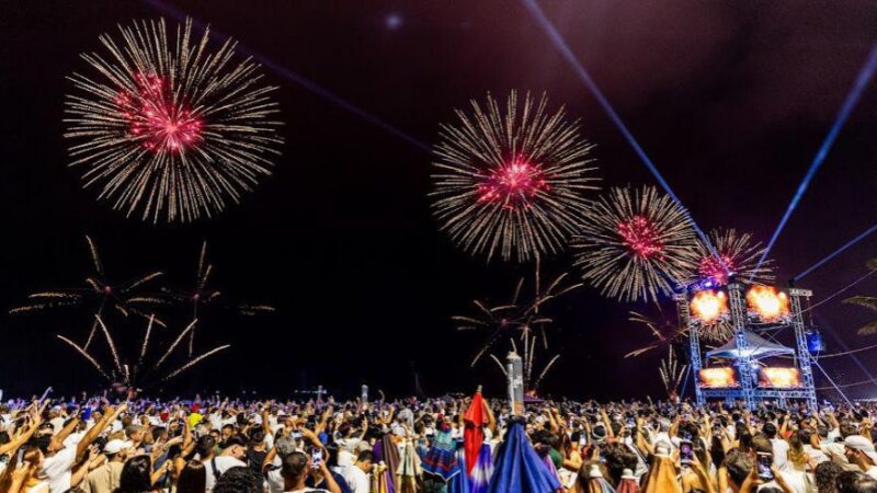 Réveillon contará com espetáculo pirotécnico de 14 minutos em 16 pontos