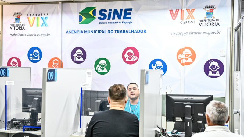 Sine Vitória oferta quase mil novas vagas de emprego em diversas áreas