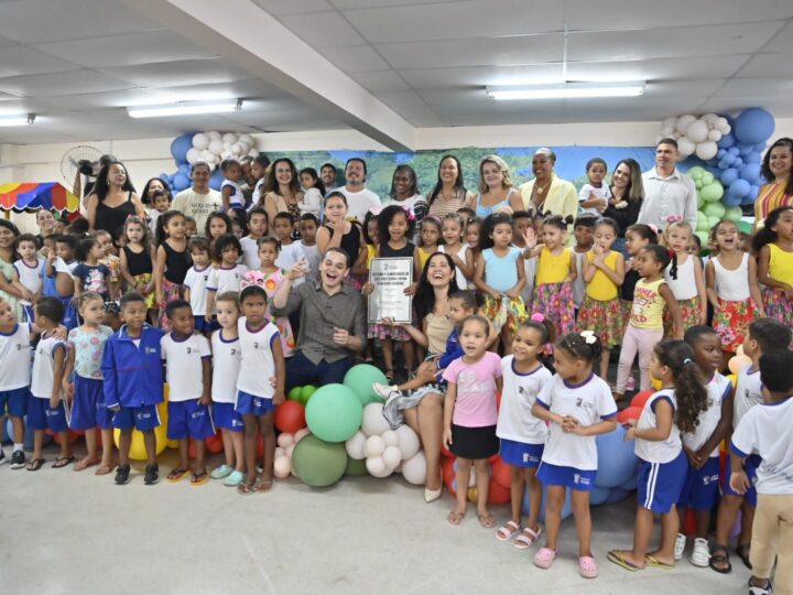 Pazolini entrega nova estrutura e climatização no CMEI Sophia Musengny