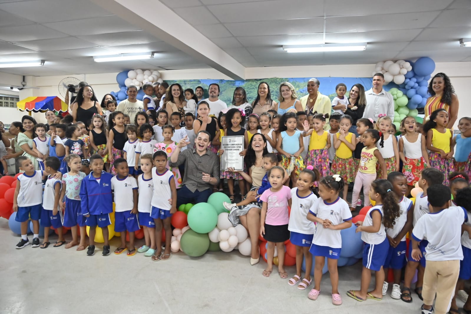 Pazolini entrega nova estrutura e climatização no CMEI Sophia Musengny