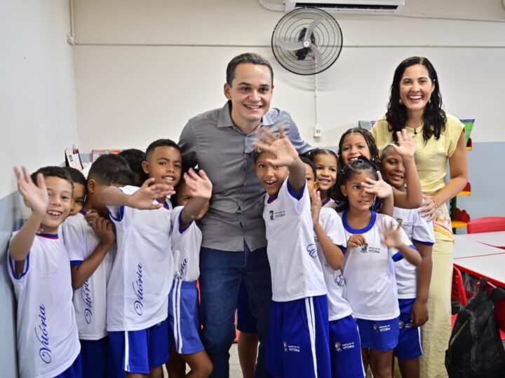 Maruípe recebe escola reformada com 75 aparelhos de ar-condicionado