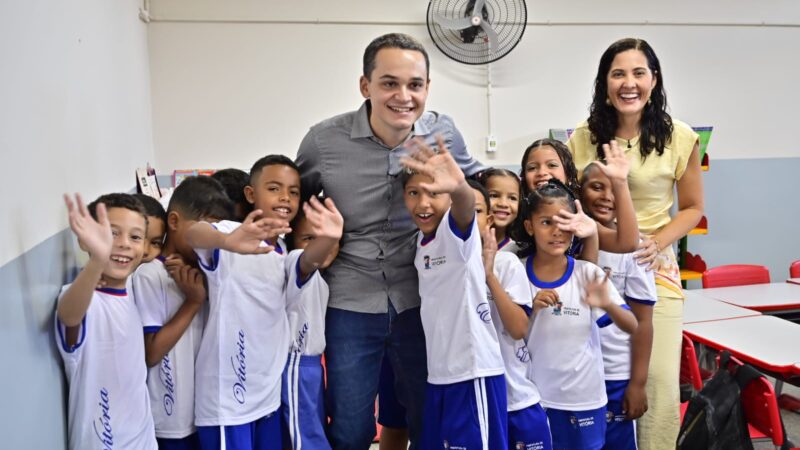 Maruípe recebe escola reformada com 75 aparelhos de ar-condicionado