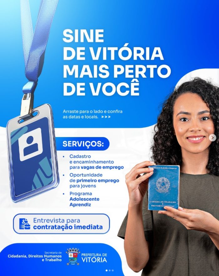 Praia do Suá recebe ação do Sine Vitória com oferta de vagas de emprego