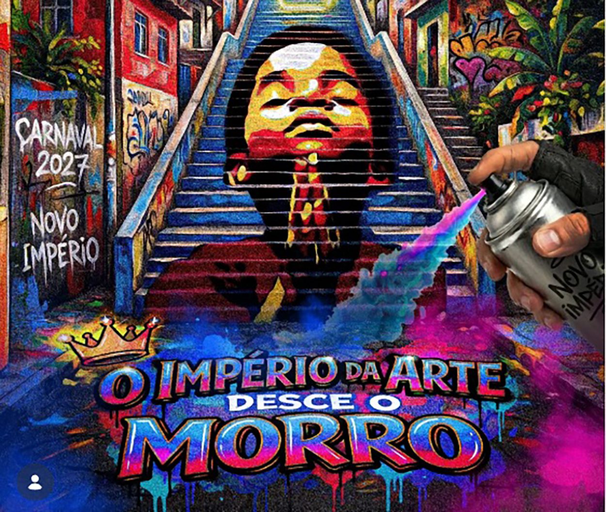Trabalho social de Leandro Mello inspira enredo da Novo Império para 2027