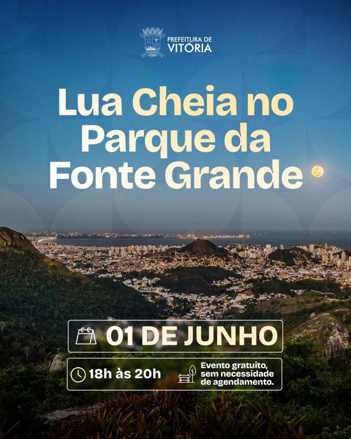 Projeto Lua Cheia reúne público em mais uma edição no Parque da Fonte Grande