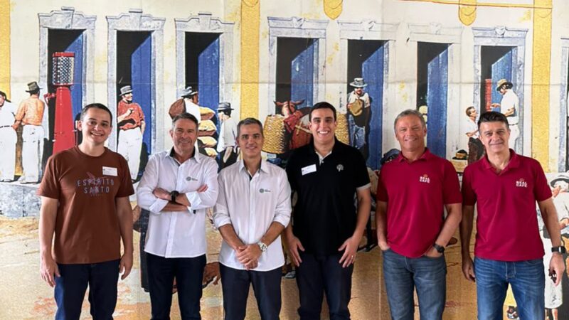 Lorenzo Pazolini e Erick Musso visitam a Real Café e recebem sugestões do setor cafeeiro