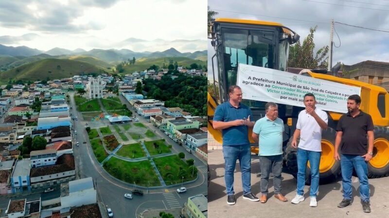 Ao lado de lideranças locais, Dr. Victor Linhalis anuncia investimentos e entrega equipamento para o município