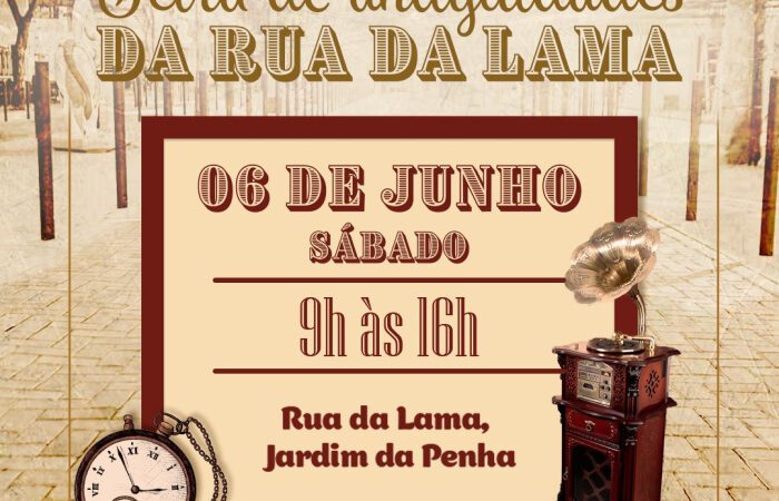 Memórias, raridades e arte movimentam a Rua da Lama neste sábado (6)