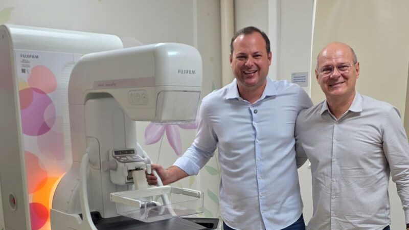 Hospital Santa Rita recebe novo mamógrafo com investimento destinado pelo deputado Dr. Victor Linhalis