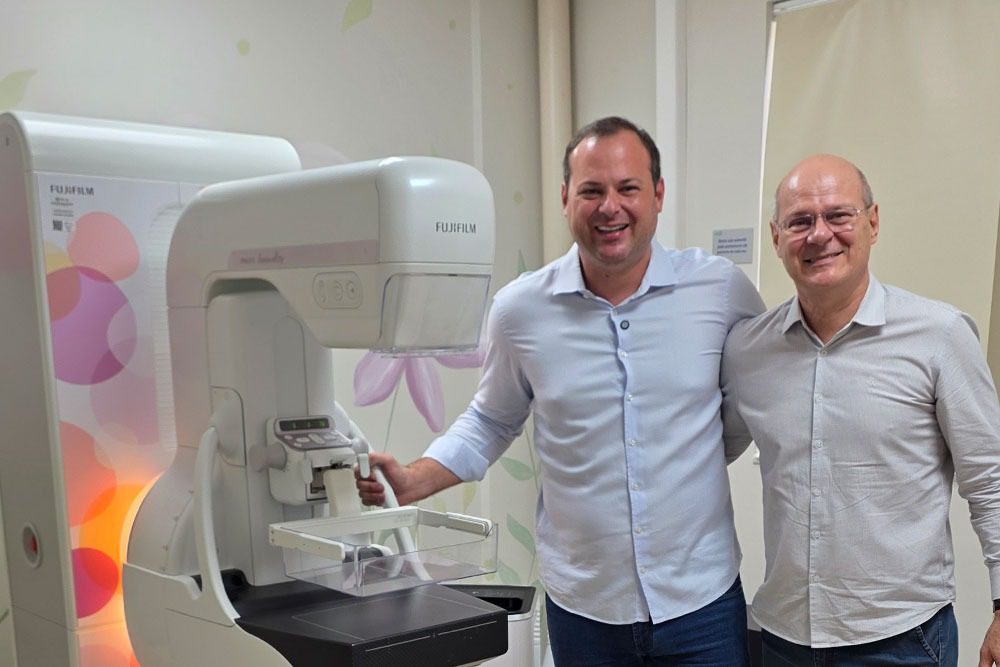 Hospital Santa Rita recebe novo mamógrafo com investimento destinado pelo deputado Dr. Victor Linhalis