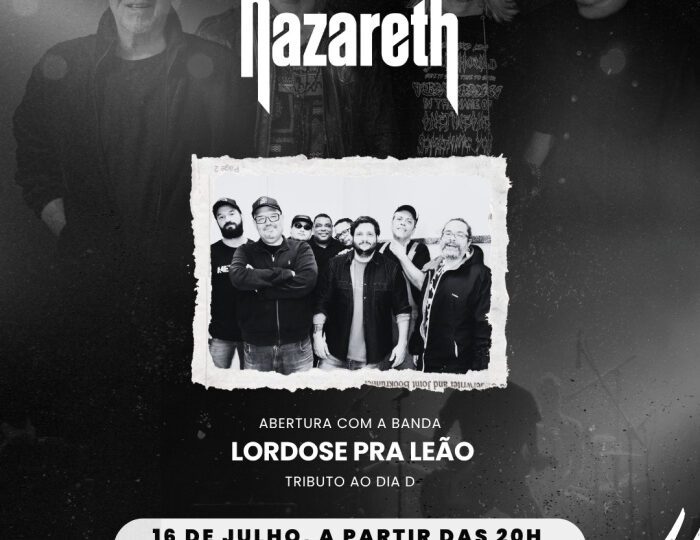 Nazareth faz show gratuito em Vitória na celebração do Dia Mundial do Rock