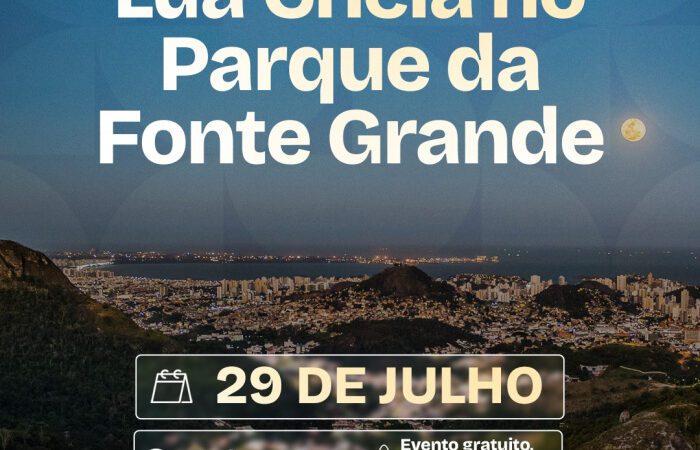 Parque da Fonte Grande abre à noite para observação da lua cheia em Vitória