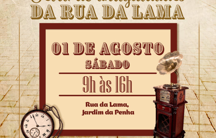 Feira de Antiguidades da Rua da Lama reúne cultura, história e raridades neste sábado em Vitória