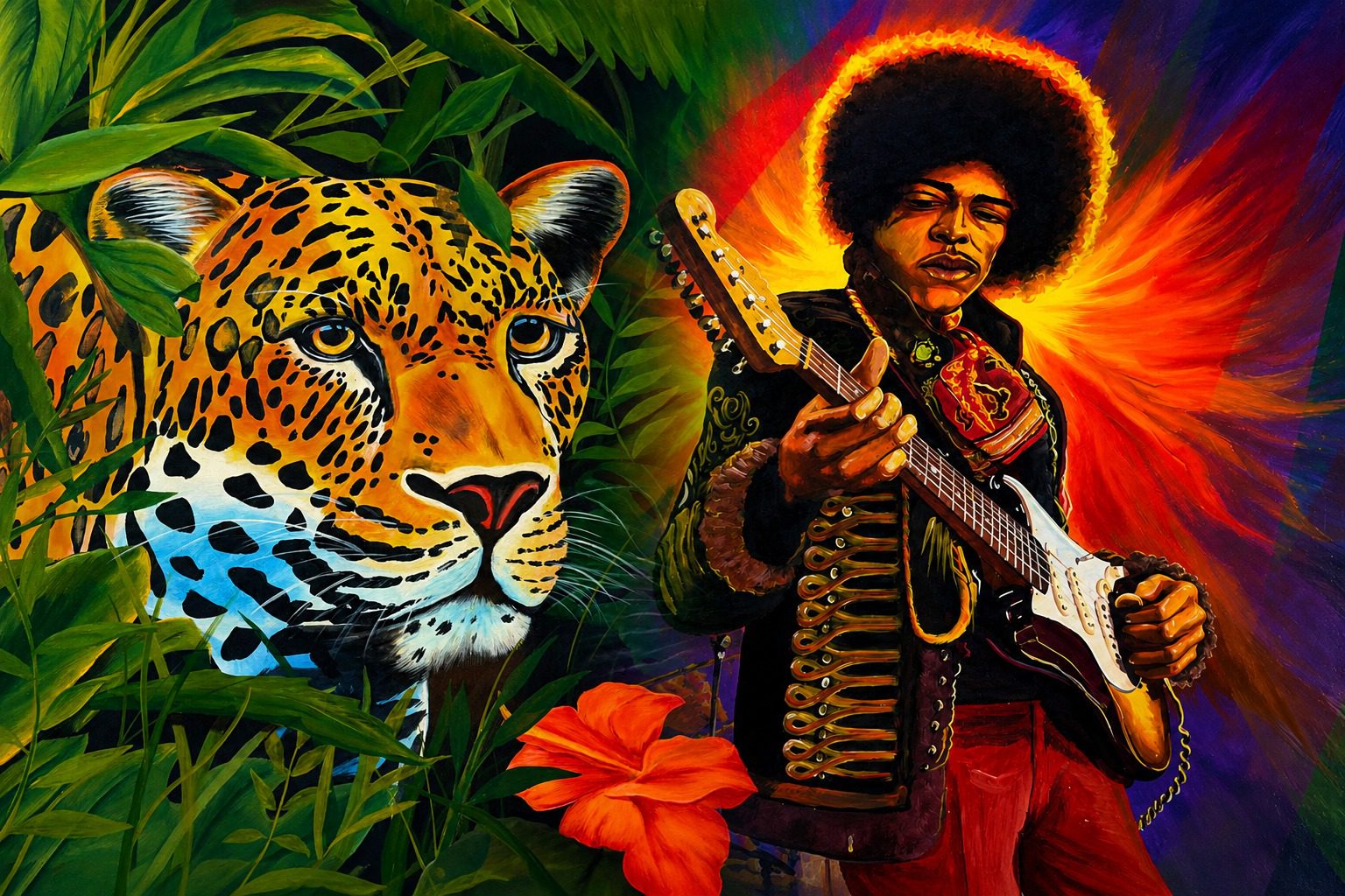 Rock e ancestralidade afro-brasileira se encontram em exposição de arte e música em Viana