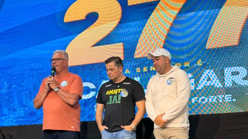 Em lançamento ao Senado, Callegari destaca força da campanha, agenda conservadora e leis aprovadas no Espírito Santo