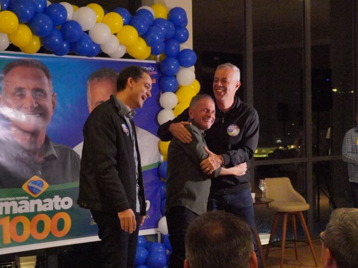 Pedra Azul recebe lançamento da campanha de Manato à Câmara Federal com Pazolini e Evair