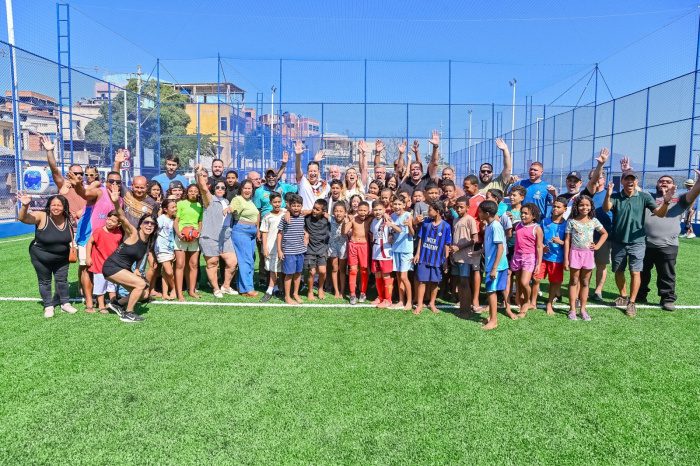 São Pedro ganha novos campos de areia e grama sintética na Praça Dom João Batista