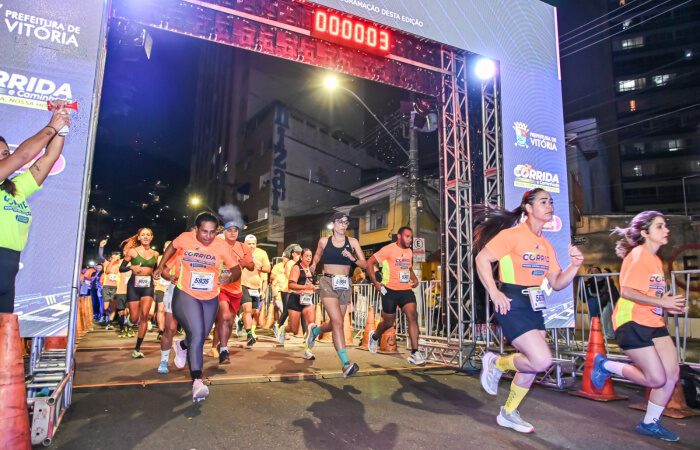 Corrida reúne atletas no Centro de Vitória e encerra Semana Municipal da Juventude