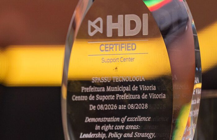 Vitória conquista certificação internacional por qualidade e maturidade no suporte de TI