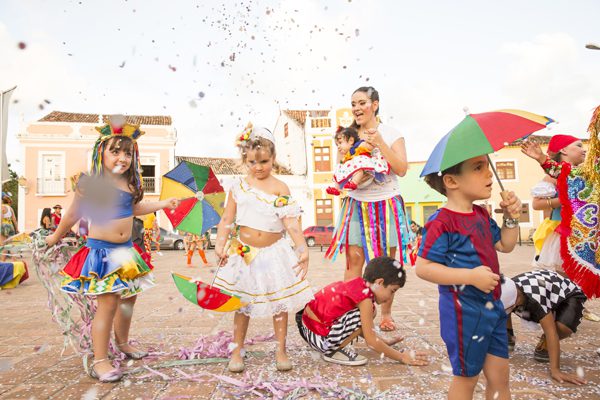 Crianças ganham matinê especial no Parque Moscoso durante o Carnaval