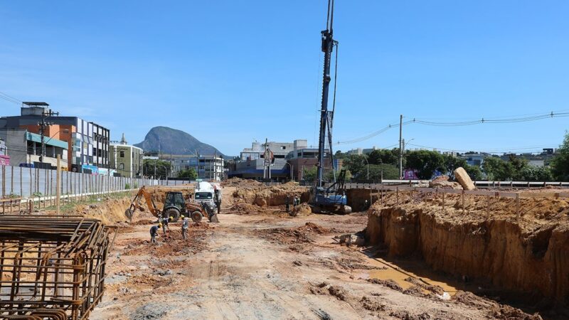 Construção do Mercado Municipal de Cariacica já está com 20% das obras concluídas