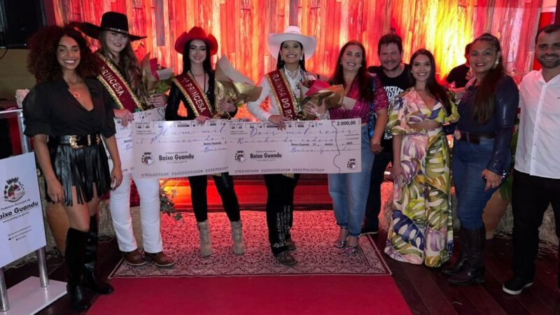 Concurso escolhe Rainha e Princesas do rodeio da festa de 88 anos de emancipação de Baixo Guandu