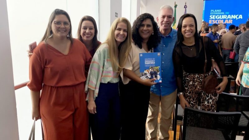 Prefeito Lastênio particida do lançamento do plano Estadual de Segurança Escolar