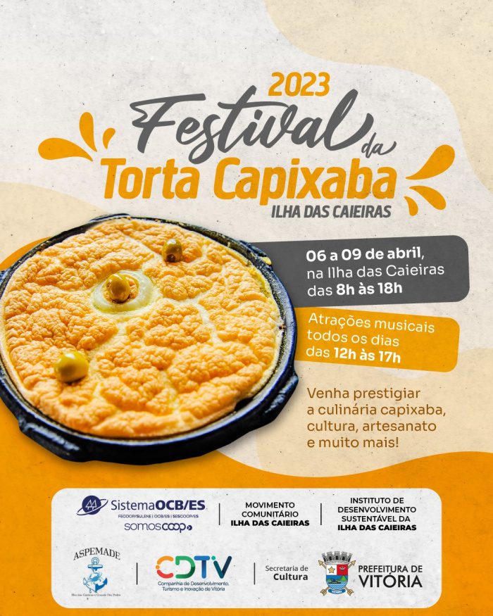 Festival da Torta Capixaba ganha programação musical especial, em Vitória