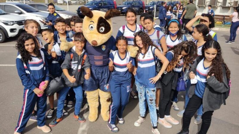 Alunos do Vale Encantado tiveram a última aula do projeto “Anjos da Guarda”