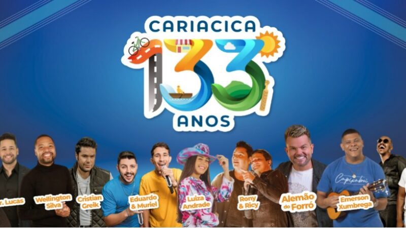 Parque O Cravo e a Rosa recebe 10 shows gratuitos em reprodução aos 133 anos de Cariacica a partir de 29 de junho