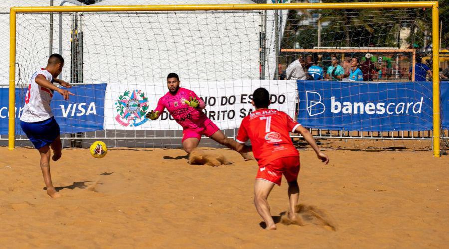 Estadual de beach soccer promete agitar a Praia da Costa com grandes partidas