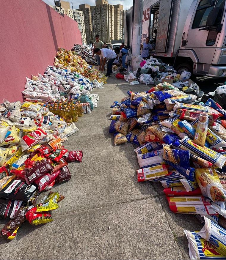 Evento de rap e trap no ES arrecada mais de 22 toneladas de alimentos