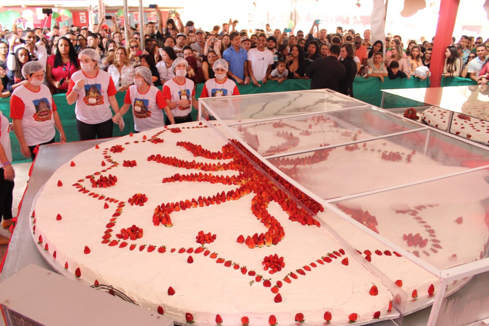 Festa do Morango terá mais de 30 mil fatias de torta para os visitantes
