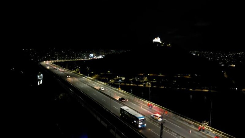 Festival Luzes pela Vida: música e show de drones na inauguração da Ciclovia da Vida e ampliação da Terceira Ponte