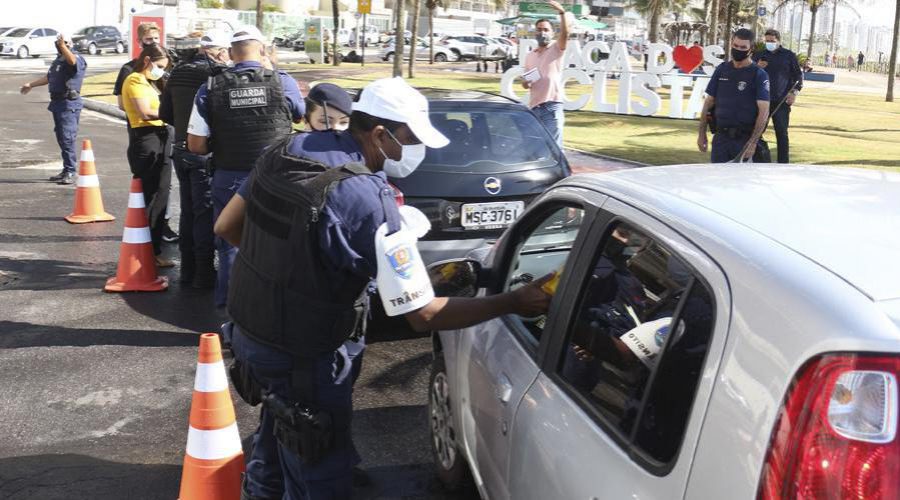 Guarda Municipal de Vila Velha realiza conscientização sobre Semana Nacional do Trânsito