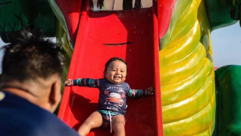 Parque Aquático: Espaço de diversão escolhido por indígenas Krenak em meio à contaminação do Rio Doce